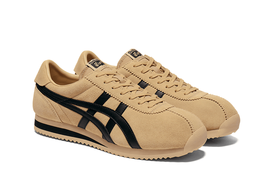 Tênis Onitsuka Tiger Corsair A55 Camel Beige Black Bege