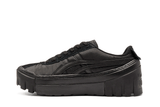 Vista lateral do Onitsuka Tiger Onitsuka Tiger Delegation Chunk Black/Black mostrando design do cabedal e logo da marca