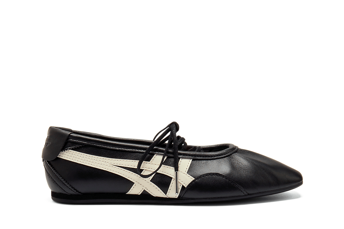 Tênis Onitsuka Tiger Gymnarina Black Cream Preto