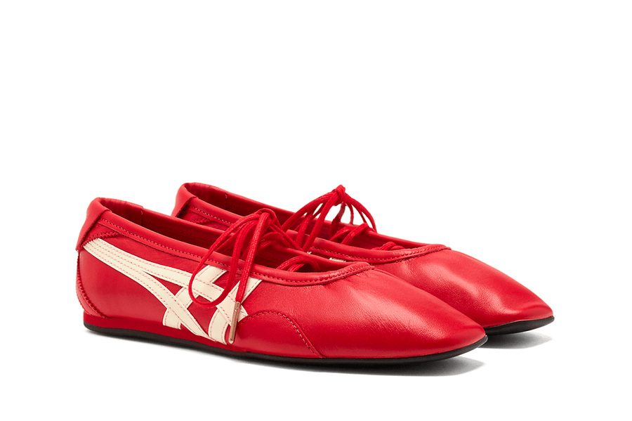 Tênis Onitsuka Tiger Gymnarina Classic Red Cream Vermelho