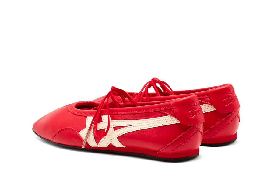 Tênis Onitsuka Tiger Gymnarina Classic Red Cream Vermelho