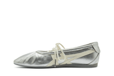 Tênis Onitsuka Tiger Gymnarina Silver Cream Prateado
