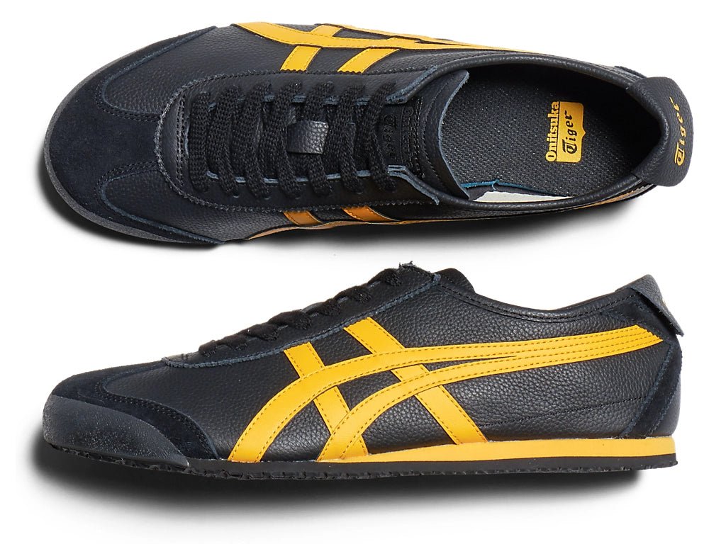 Tênis Onitsuka Tiger Mexico 66 Black Yellow Preto - Asics - 1183A201003