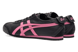 Vista superior do Onitsuka Tiger Onitsuka Tiger Mexico 66 Black/Dragon Fruit mostrando abertura, lingueta e cadarços