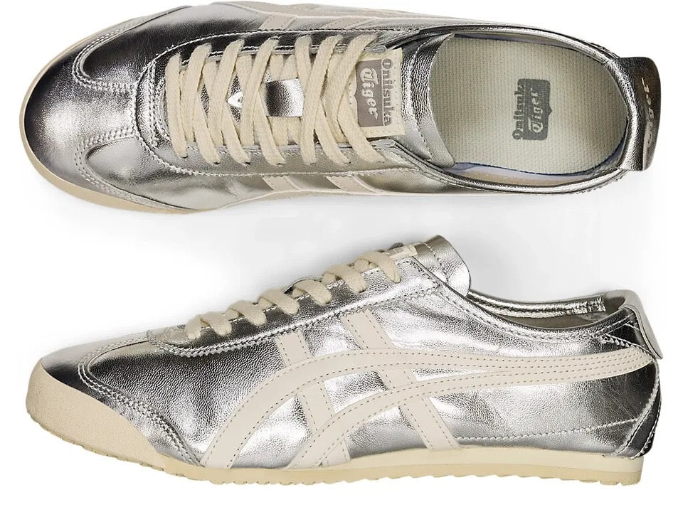 Tênis Onitsuka Tiger Mexico 66 Chrome Silver Prata - Asics - 1183B566021