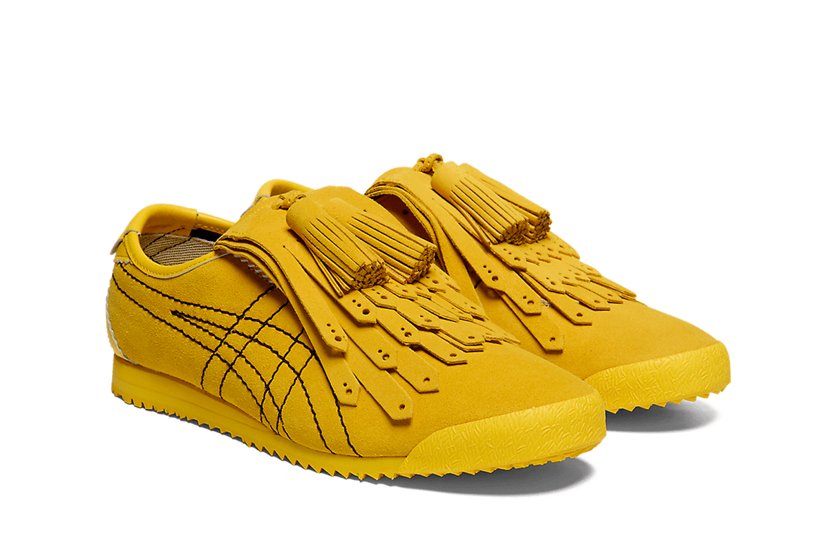 Tênis Onitsuka Tiger Mexico 66 Fringe Yellow/Black Amarelo por R