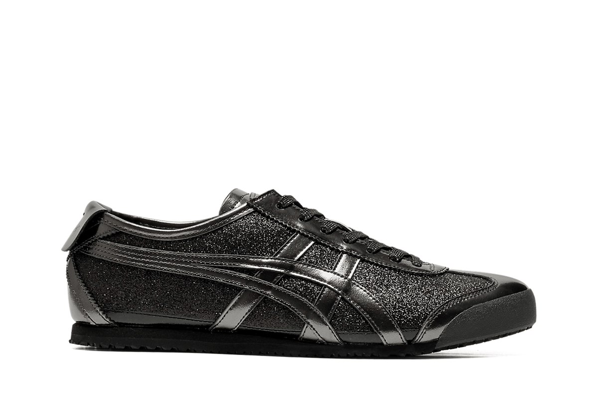 Tênis Onitsuka Tiger Mexico 66 Glitter Pack Black Gunmetal Preto