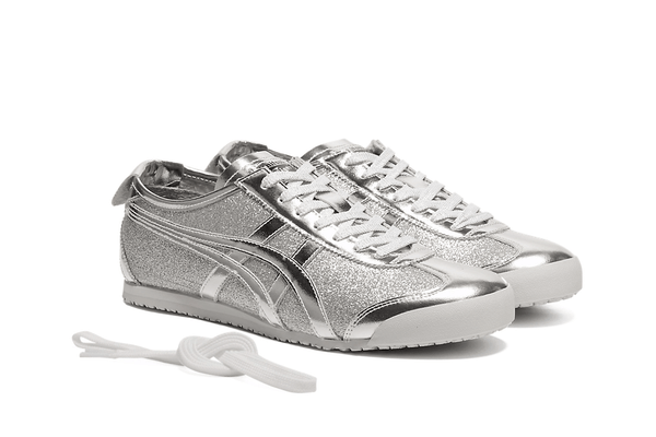 Tênis Onitsuka Tiger Mexico 66 Glitter Pack Pure Silver Prateado