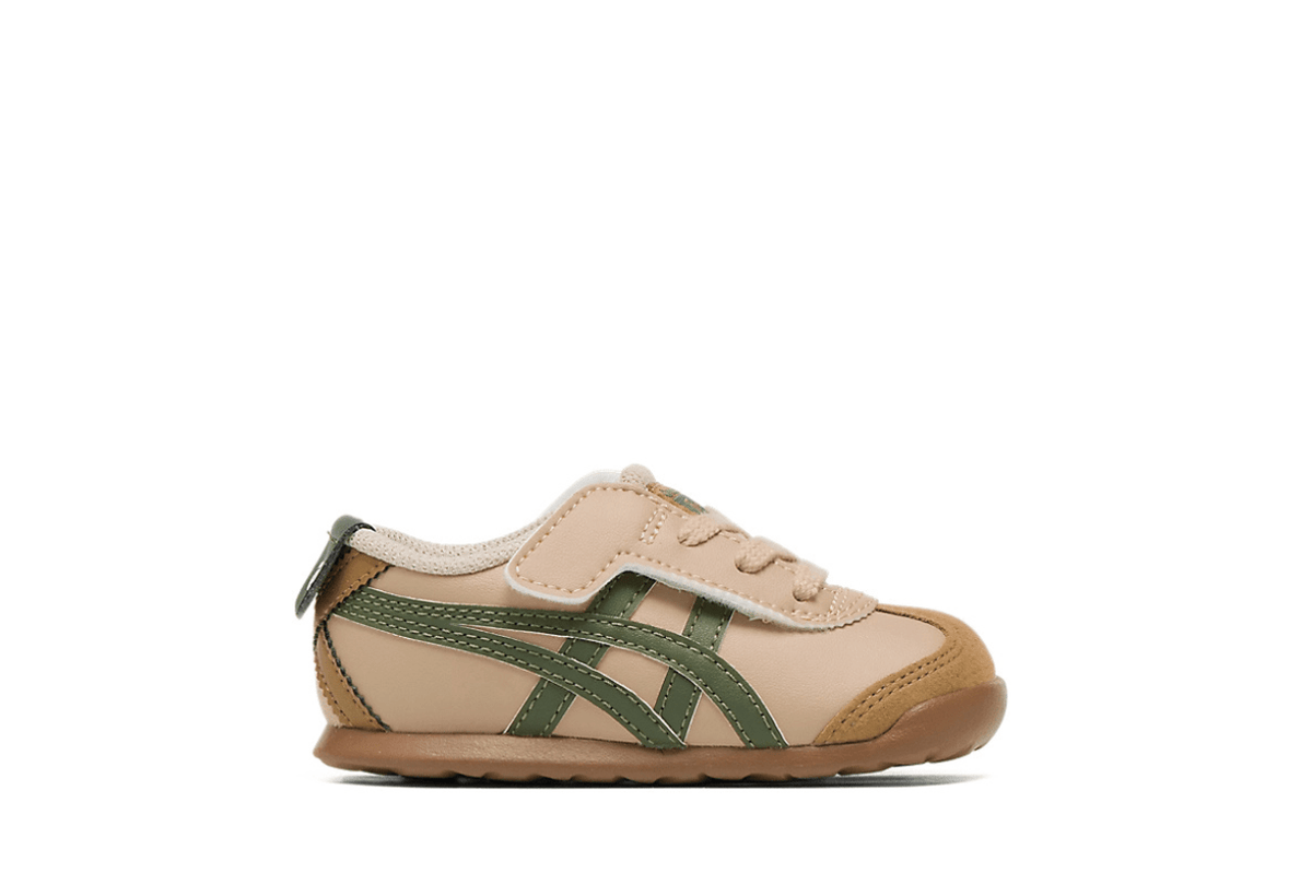 Tênis Onitsuka Tiger Mexico 66 Kids Beige/Green Bege