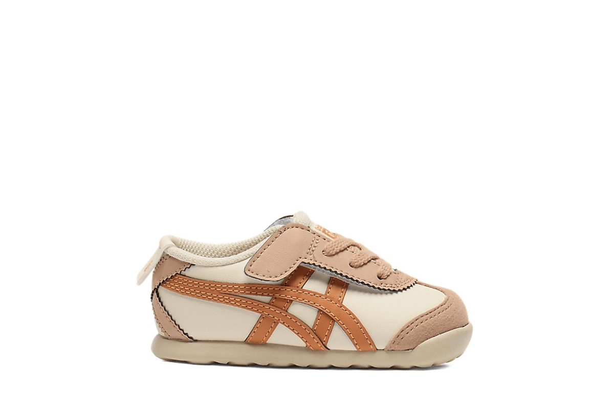 Tênis Onitsuka Tiger Mexico 66 Kids Birch/Rust Orange Bege