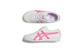 Vista do solado do Onitsuka Tiger Onitsuka Tiger Mexico 66 Kids White/Dragon Fruit mostrando padrão de tração e tecnologia de amortecimento