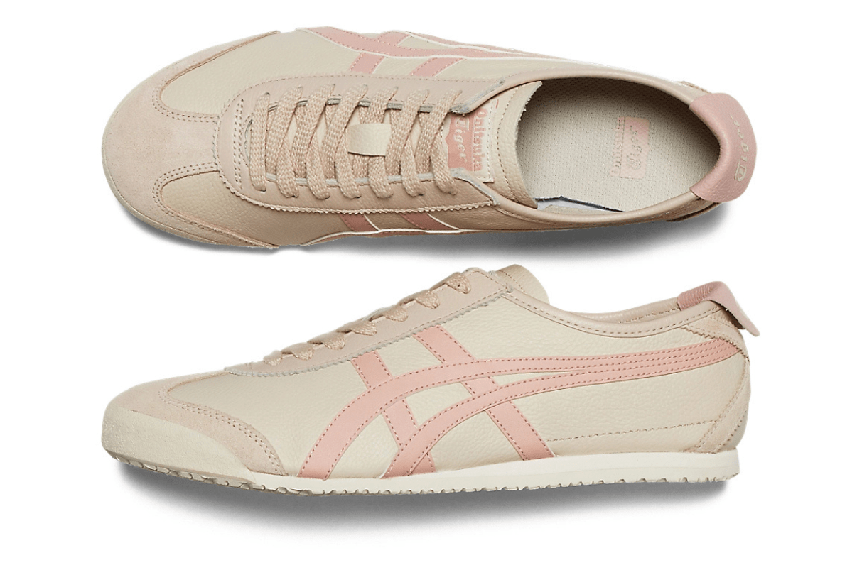 Tênis Onitsuka Tiger Mexico 66 Oatmeal Ginger Peach Rosa - Onitsuka Tiger - 1183A201254