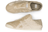 Vista superior do Onitsuka Tiger Onitsuka Tiger Mexico 66 Paraty Birch Cream mostrando abertura, lingueta e cadarços