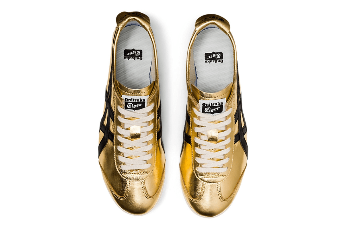 Tênis Onitsuka Tiger Mexico 66 Pure Gold Black Dourado - Onitsuka Tiger - 1183B566 - 200 - 1