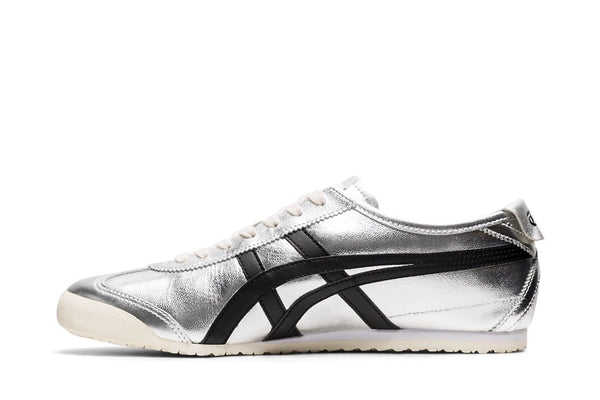 Tênis Onitsuka Tiger Mexico 66 Pure Silver Black Cinza