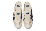 Vista na caixa do Onitsuka Tiger Onitsuka Tiger Mexico 66 Sabot Cream Mako Blue mostrando embalagem original da marca