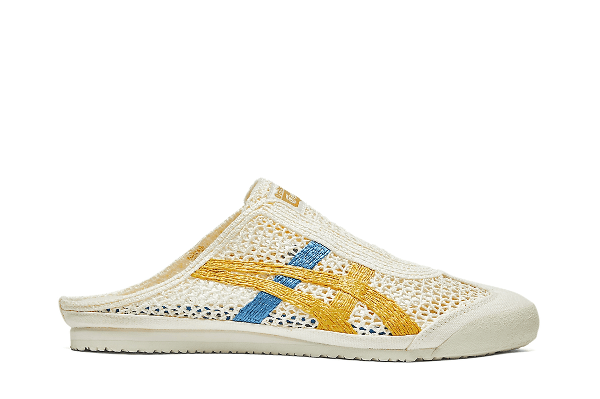 Tênis Onitsuka Tiger Mexico 66 Sabot Cream Mustard Bege por R Tênis Onitsuka Tiger Mexico 66 Sabot Cream Mustard Bege por R