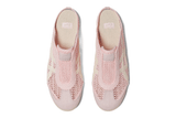 Vista do solado do Onitsuka Tiger Onitsuka Tiger Mexico 66 Sabot Crystal Pink Cream mostrando padrão de tração e tecnologia de amortecimento