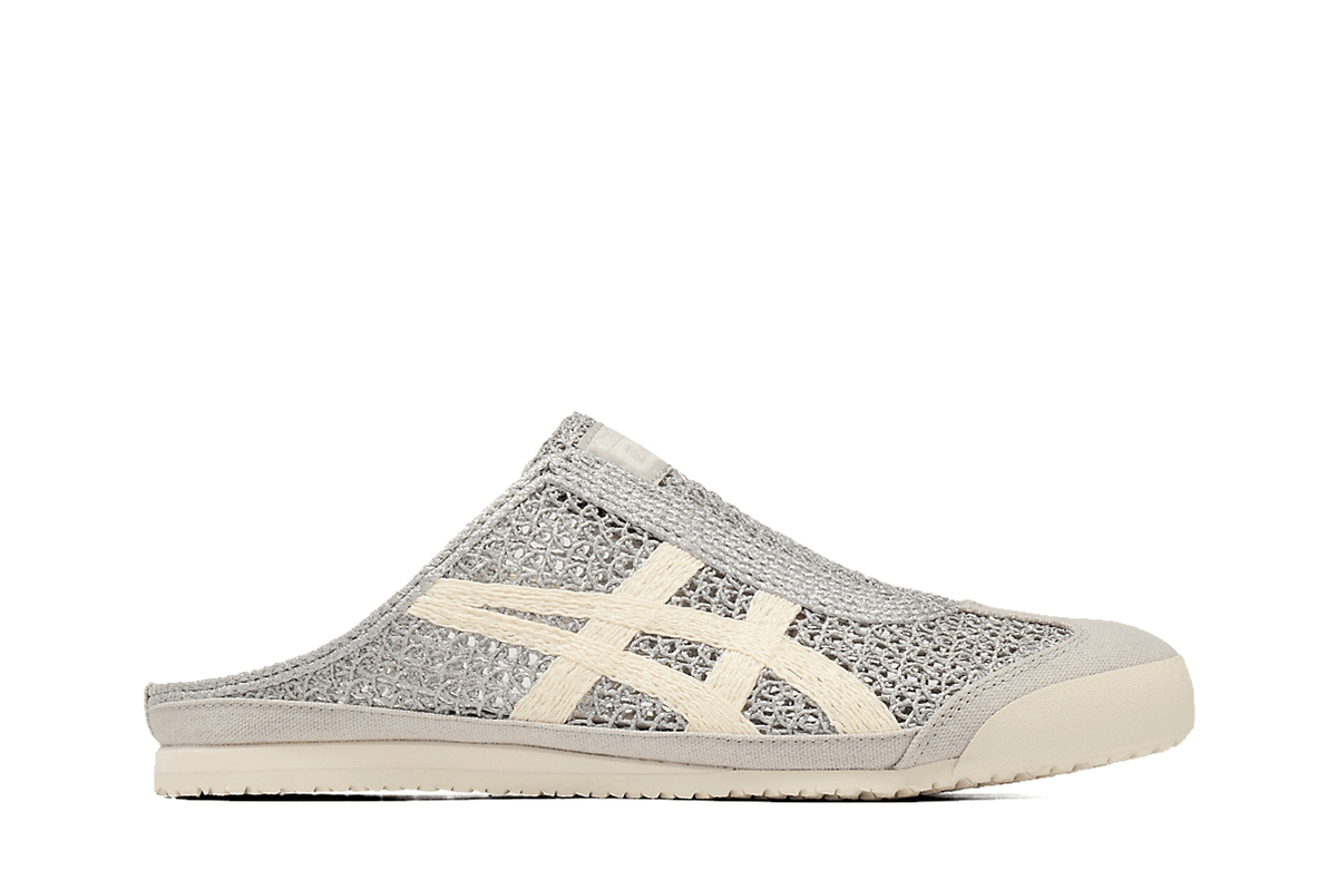 Tênis Onitsuka Tiger Mexico 66 Sabot Pure Silver Cream Cinza