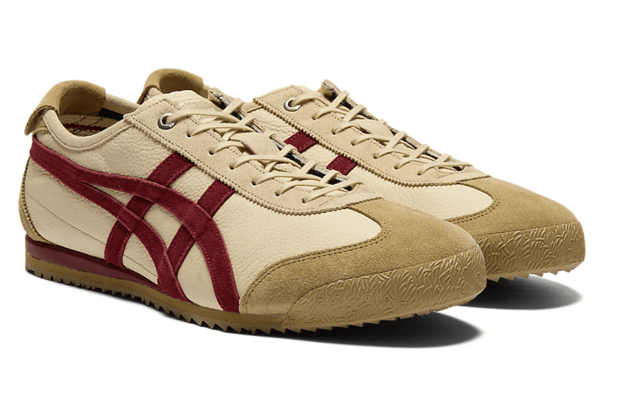 Tênis Onitsuka Tiger Mexico 66 SD Beige Beet Juice Bege por R Tênis Onitsuka Tiger Mexico 66 SD Beige Beet Juice Bege por R