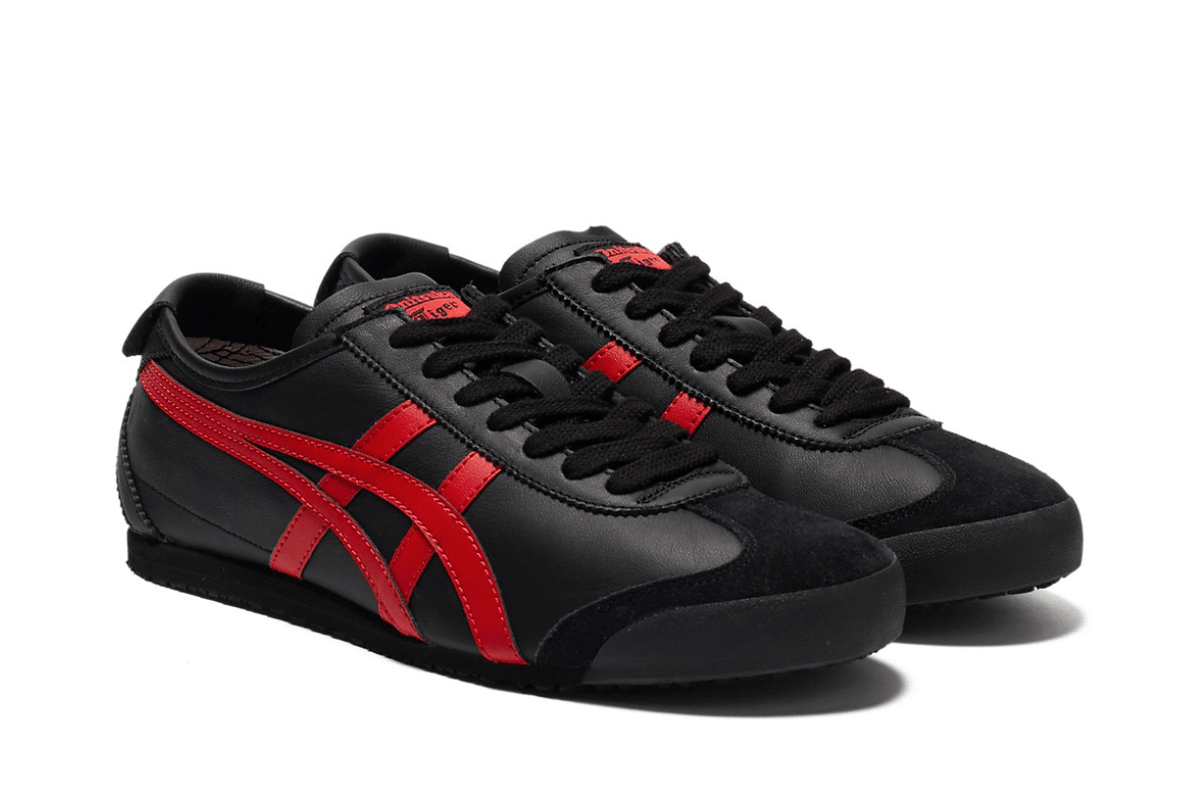 Tênis Onitsuka Tiger Mexico 66 SD Black Classic Red Preto por R