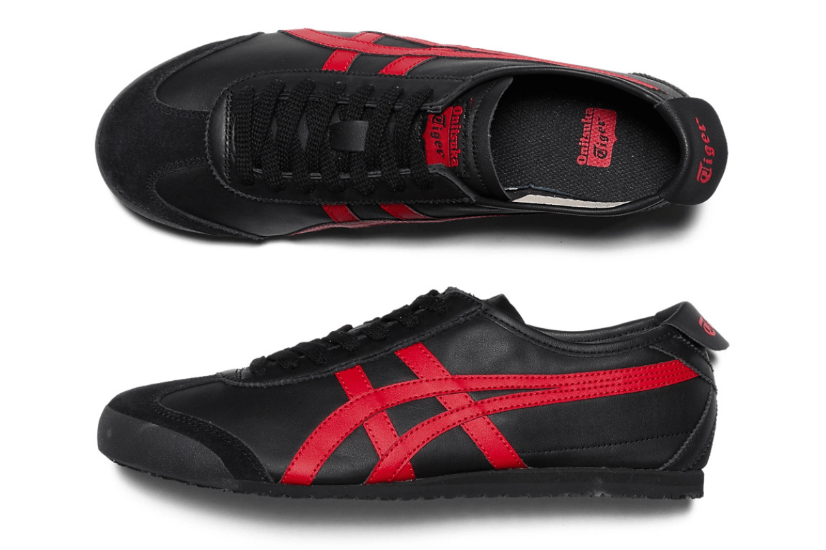 Tênis Onitsuka Tiger Mexico 66 SD Black Classic Red | LK Sneakers