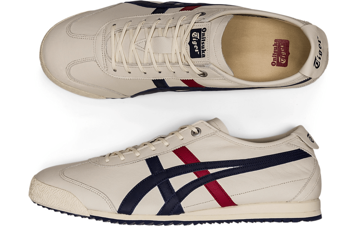 Tênis Onitsuka Tiger Mexico 66 SD Cream Peacoat Navy Red Bege - Onitsuka Tiger - 1183A872.101 - 1