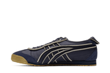Vista lateral do Onitsuka Tiger Onitsuka Tiger Mexico 66 SD Exposed Foam Peacoat mostrando design do cabedal e logo da marca