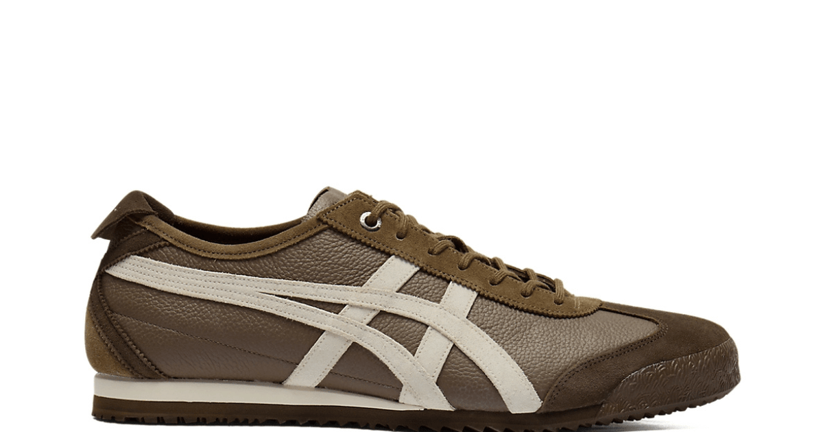 Tênis Onitsuka Tiger Mexico 66 SD Vin Clay Canyon Cream Marrom por