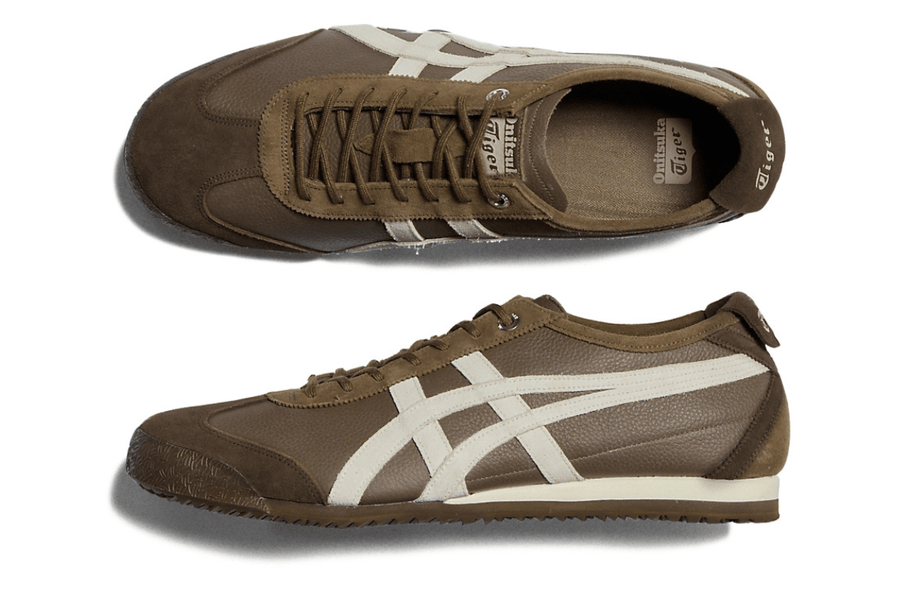 Tênis Onitsuka Tiger Mexico 66 SD Vin Clay Canyon Cream Marrom por