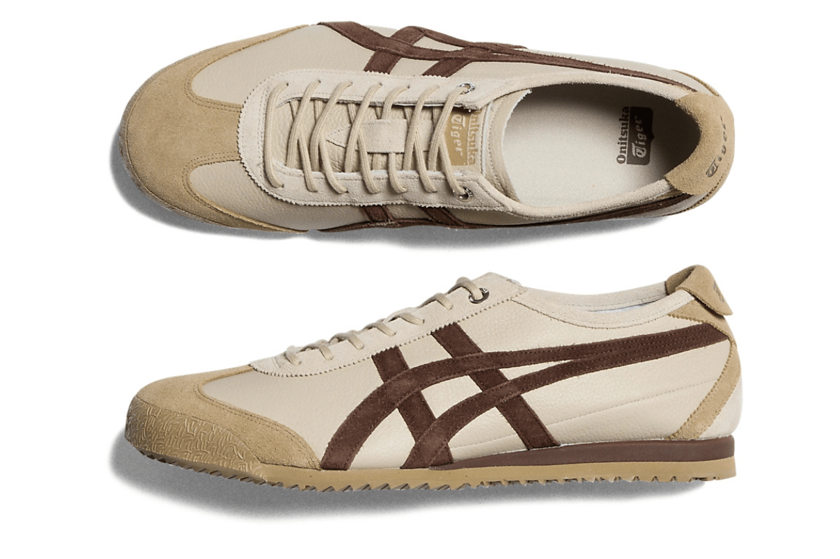 Tênis Onitsuka Tiger Mexico 66 SD Vin Putt Dark Brown Bege - Onitsuka Tiger - 1183C015.204 - 1
