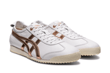 Vista superior do Onitsuka Tiger Onitsuka Tiger Mexico 66 SD White/Rose Gold mostrando abertura, lingueta e cadarços