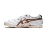 Vista lateral do Onitsuka Tiger Onitsuka Tiger Mexico 66 SD White/Rose Gold mostrando design do cabedal e logo da marca