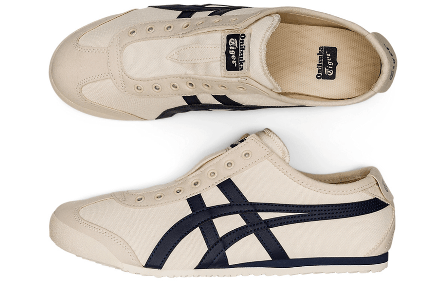 Tênis Onitsuka Tiger Mexico 66 Slip-On Birch Midnight Bege por R