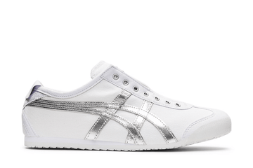 Tênis Onitsuka Tiger Mexico 66 Slip - On White Pure Silver Prateado - Onitsuka Tiger - 1183A962 - 101 - 1