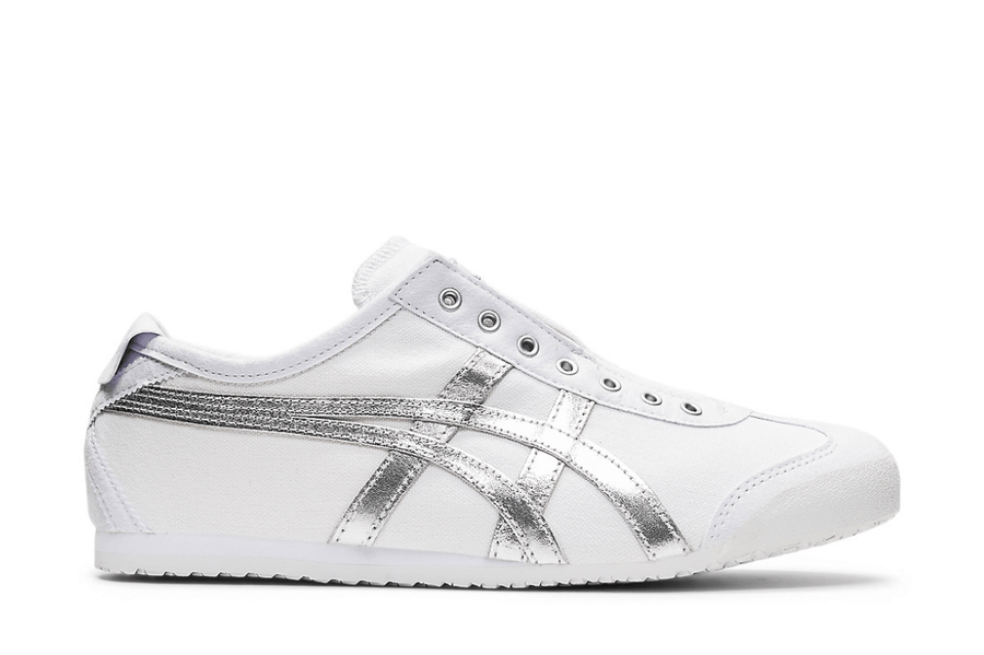Onitsuka Tiger Onitsuka Tiger Mexico 66 Slip-On White Pure Silver Prateado tênis em white original na LK Sneakers