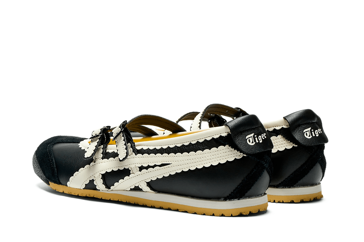 靴 Onitsuka Tiger MEXICO 66 TGRS 23cm Onitsuka Mexico 66 TGRS Black Cream Preto | LK