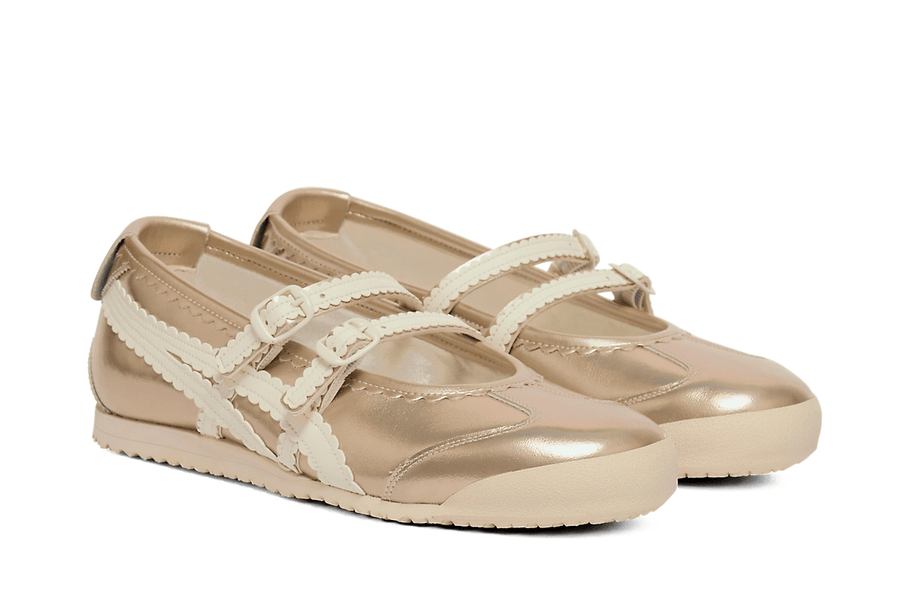 Tênis Onitsuka Tiger Mexico 66 TGRS Champagne/Cream Dourado por R