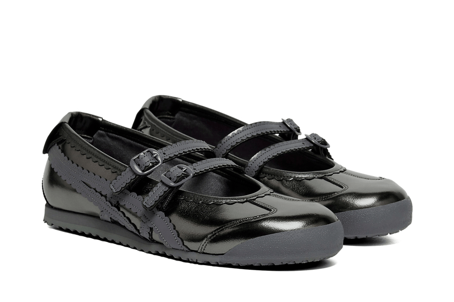 Tênis Onitsuka Tiger Mexico 66 TGRS Gunmetal/Metropolis Preto, couro preto