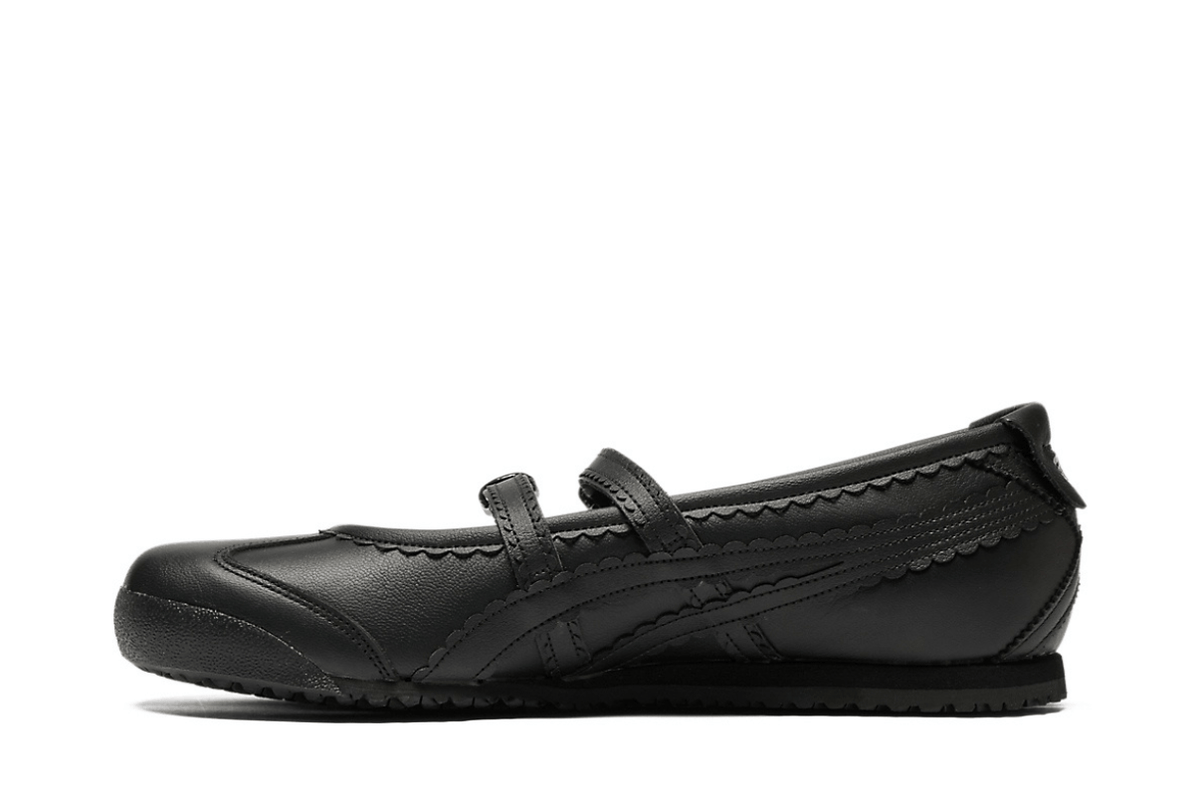 Onitsuka Tiger MEXICO 66 バレーシューズ 黒 25.0 Tênis Onitsuka Tiger Mexico 66 Triple Black Couro Preto - LK
