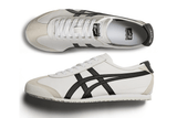 Vista na caixa do Onitsuka Tiger Onitsuka Tiger Mexico 66 White Black mostrando embalagem original da marca