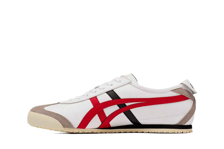 Tênis Onitsuka Tiger Mexico 66 White Classic Red Branco