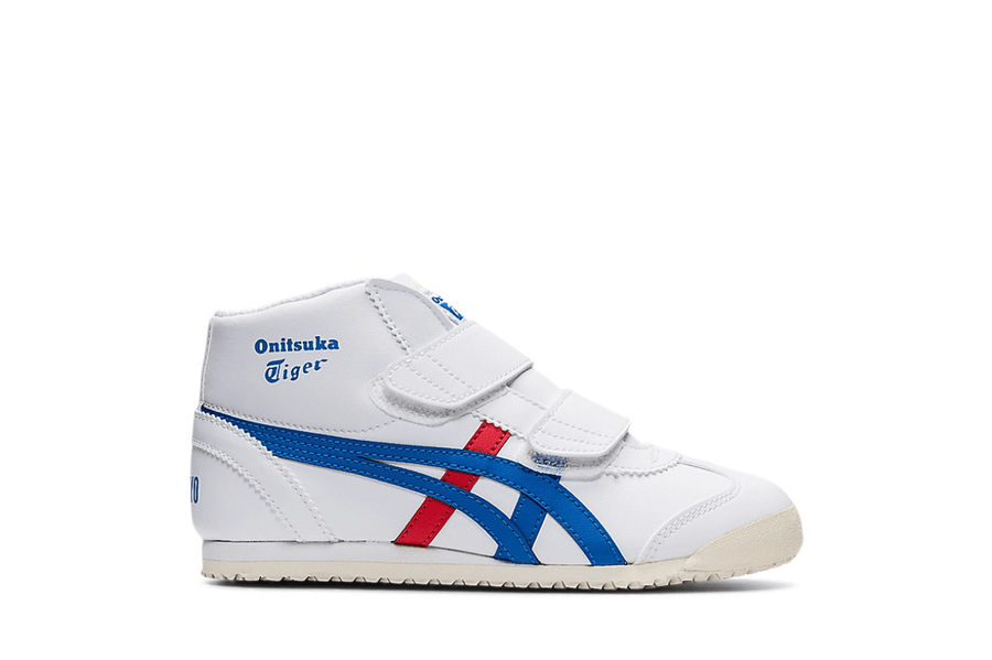 Tênis Onitsuka Tiger Mexico Mid Runner Kids White/Directoire Blue Branco - Onitsuka Tiger - 1184A002.100 - 1