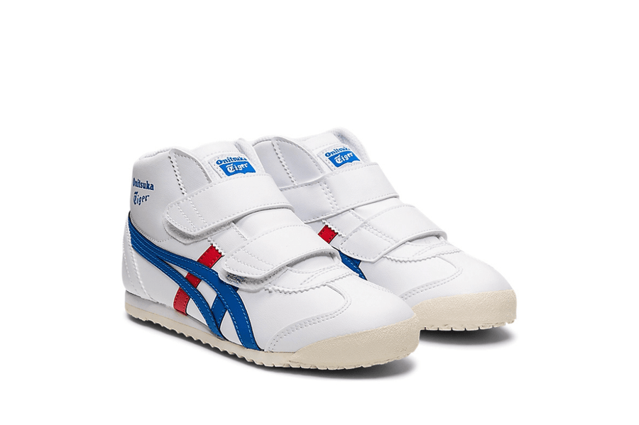 Tênis Onitsuka Tiger Mexico Mid Runner Kids White/Directoire Blue Branco - Onitsuka Tiger - 1184A002.100 - 1