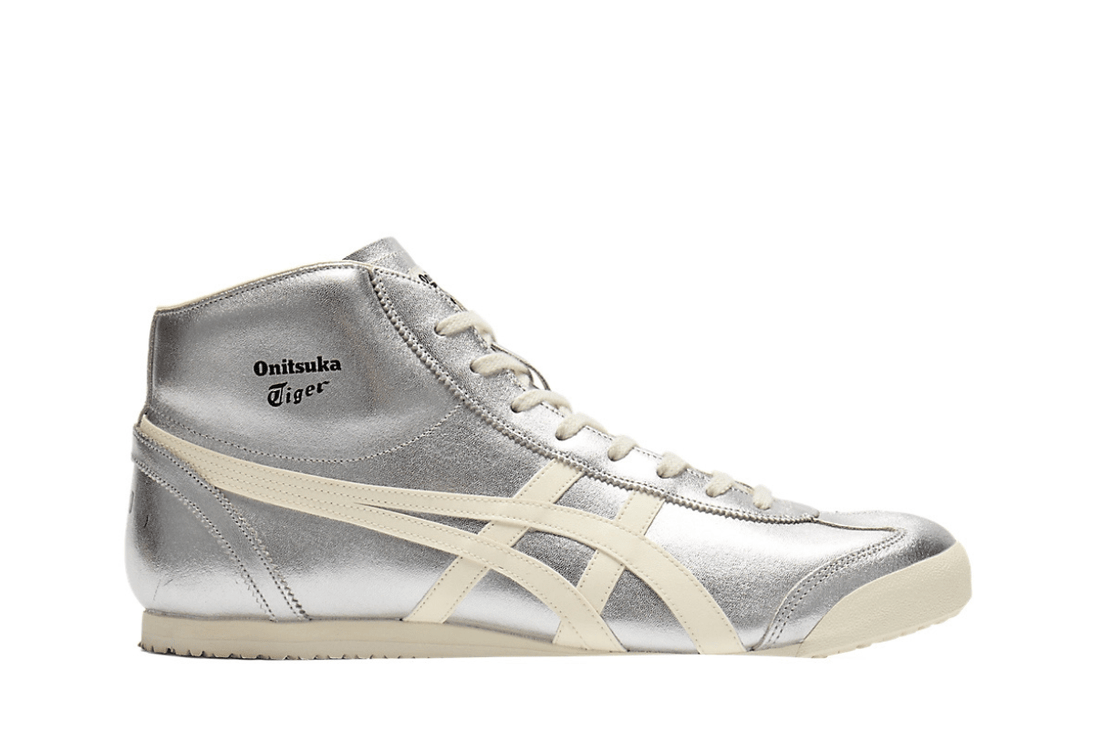 Tênis Onitsuka Tiger Mexico Mid Runner Silver/Cream Prateado - Onitsuka Tiger - 1183B577.020 - 1