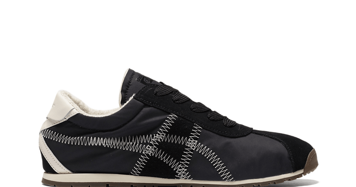 Tênis Onitsuka Tiger Tiger Corsair A55 Black Cream Preto por R