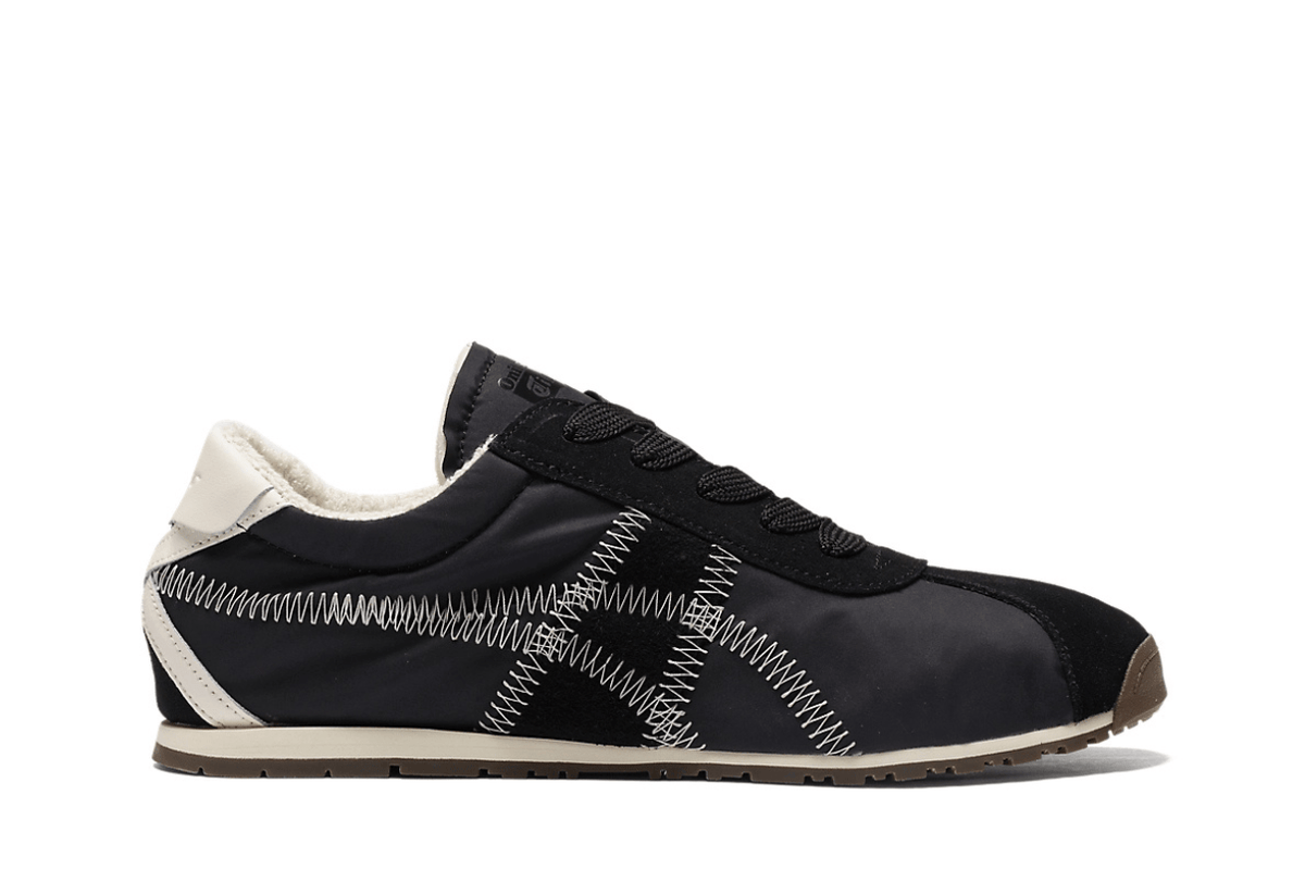 Tênis Onitsuka Tiger Tiger Corsair A55 Black Cream Preto