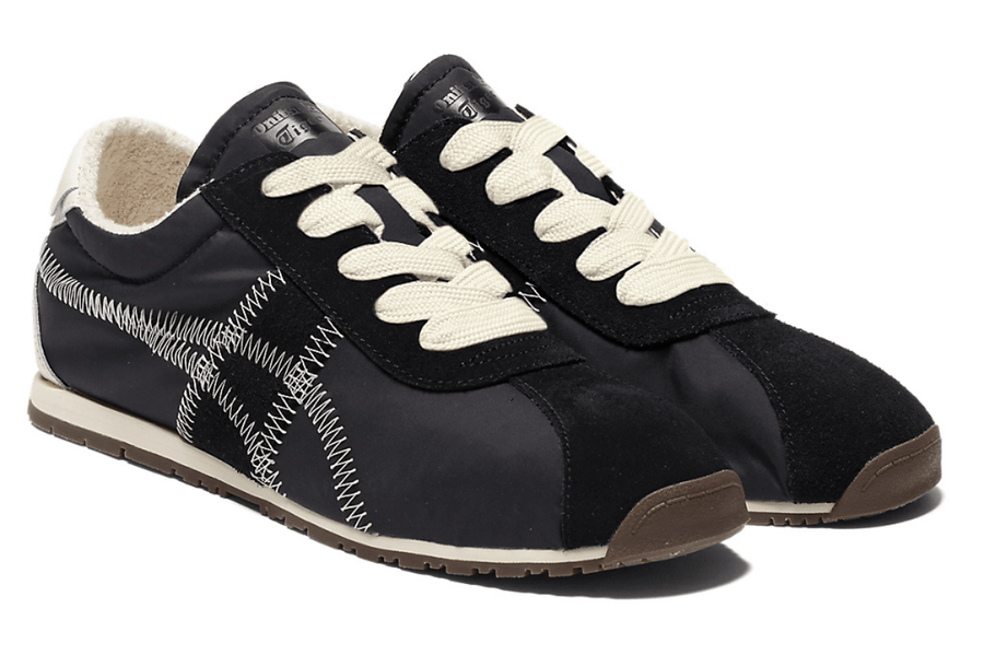 ガリガリ　JC-05＆Socks Tênis Onitsuka Tiger Tiger Corsair A55 Black Cream Preto por R