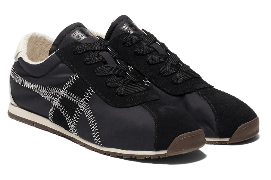 Tênis Onitsuka Tiger Tiger Corsair A55 Black Cream Preto por R