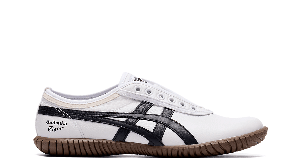 Tênis Onitsuka Tiger Tsunahiki Slip-On White/Black Branco por R